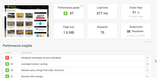 High-Performance bei der neuen Homepage der Isis