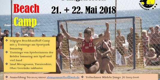 Beachhandball Feriencamp vom Deutschen Meister