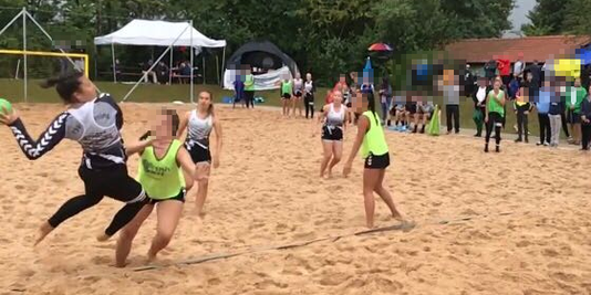 wB: Beachhandball - 2. Platz der Brüder Juniors