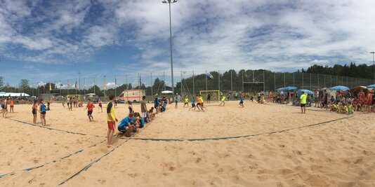 Beach-Spielplan für das Wochende 13/14/15.07