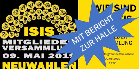 Mitgliederversammlung am 09.05.19, 19:00 mit Bericht zum Bau der Ballsporthalle!