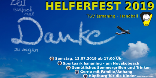 EINLADUNG ZUM HELFEERFEST 2019